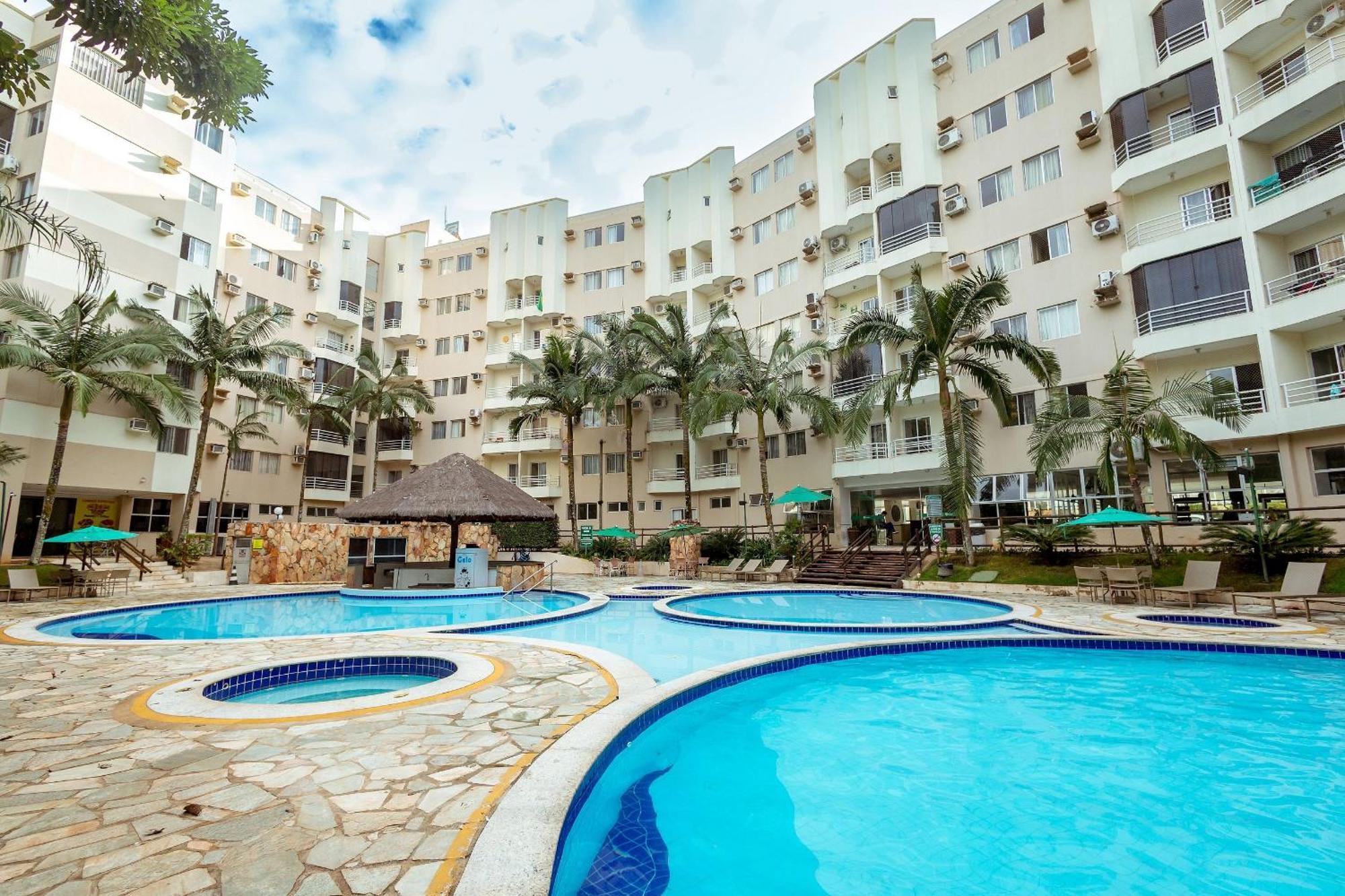 Thermas Paradise - Rio Quente- Duplex 3 Quartos com Hidromassagem Exterior foto